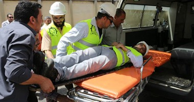 بالصور.. مناورة السيطرة على حريق بتنكات الغاز بميناء دمياط