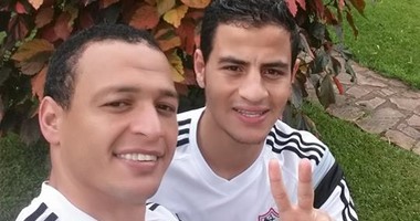 ثنائى الزمالك يحتفلان بالفوز فى الكونفيدرالية بـ"سيلفى"