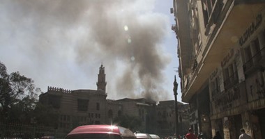 حريق هائل يلتهم 10منازل بقرية البلابيش فى سوهاج والدفع بـ5سيارات إطفاء