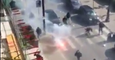 بالفيديو.. حرب شوارع بين جماهير باليرمو ولاتسيو فى الكالتشيو