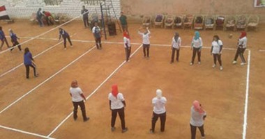 بالصور .. المنيا يفتتح ملعبا جديدا للكرة الطائرة