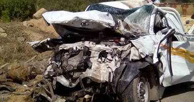 شلل مرورى بطريق "المحلة - طنطا" إثر تصادم 4 سيارات