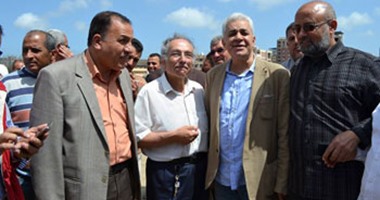 بالصور.. بدء العمل فى إنشاء مستشفى الكبد المصرى ببلطيم