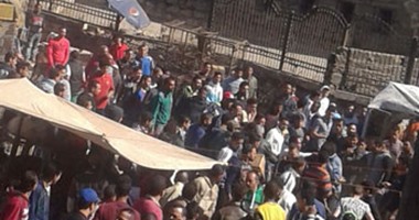  حريق هائل فى سوق الجمعة بالسيدة عائشة.. والحماية المدنية تحاول السيطرة