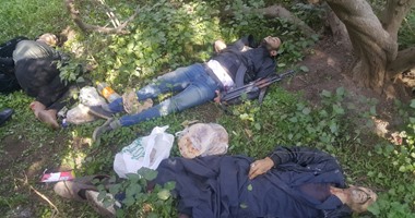 بالصور..الداخلية:سقوط "شديد" و"أبو جنا" وآخرين بالجعافرة لتورطهم بقتل ضابط