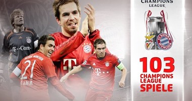 فيليب لام يعادل أوليفر كان كأكثر ألمانى مشاركة بدورى الأبطال