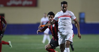 شوط أول سلبى بين الزمالك والداخلية