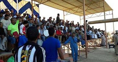 جماهير أسوان تؤازر التعدين أمام الأسيوطى