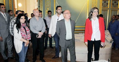 وزير الثقافة يتفقد قصر عائشة فهمى تمهيدا لافتتاحه قريبا