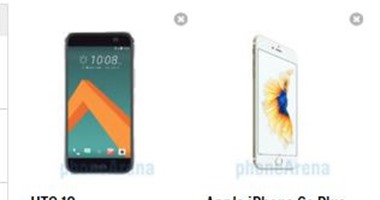 أيهما أقوى.. تعرف على أبرز الفروق بين هاتفى HTC 10 وآى فون 6s بلس