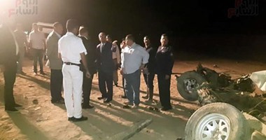 بالصور.. نيابة سفاجا تصرح بدفن جثث ضحايا حادث طريق سفاجا سوهاج