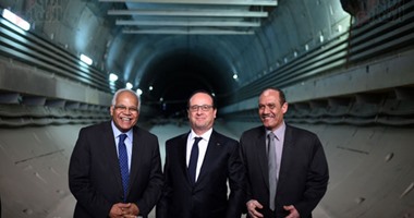 هولاند فى أنفاق مصر