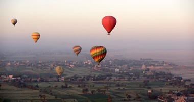 بالبالون الطائر.. شاهد ثلث أثار العالم من سماء الأقصر