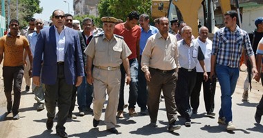 محافظ سوهاج يشهد تجربة انفجار قنبلة امام مدرسة بمدينة ناصر