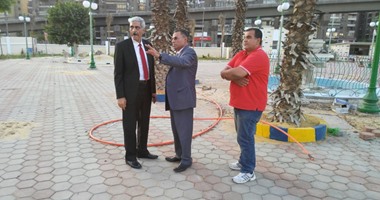 رئيس هيئة السكة الحديد يتفقد أعمال تطوير النادى قبل افتتاحه فى مايو