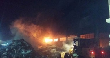السيطرة على حريق بمصنع زجاج بالمنطقة الصناعية بالفيوم