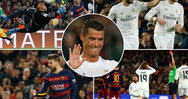 كلاسيكو الأرض بأحضان كامب نو بين برشلونة وريال مدريد.. الملكى يتفوق على البارسا بـ6 نقاط فى صدارة الليجا.. غياب بيل وموراتا وعودة إنييستا.. البلوجرانا يحلم بالفوز 50 على أرضه.. ورونالدو ملك الهدافين