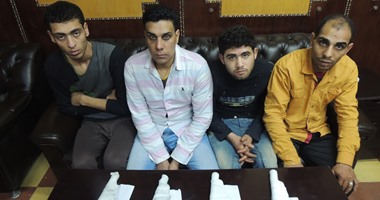 القبض على 4 عاطلين بحوزتهم 4 أسلحة نارية قبل التشاجر فى المطرية