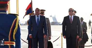 السيسي يستقبل الرئيس الموريتانى