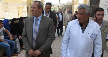 وكيل وزارة الصحة يتفقد مستشفى بلقاس فى الدقهلية
