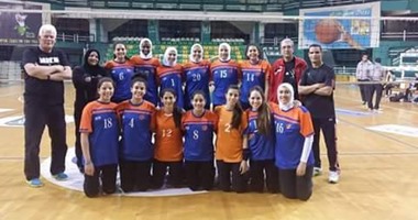 سيدات الشمس يهزمن بطل الجابون فى البطولة الأفريقية للطائرة