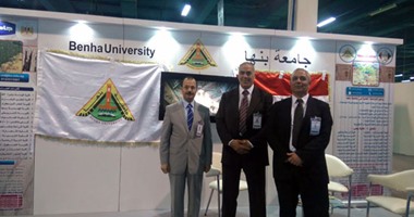 إقبال على جناح معرض جامعة بنها بالأردن