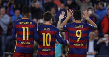 بالفيديو.. ثلاثى "MSN" يعادل رقم التهديف القياسى للموسم الماضى