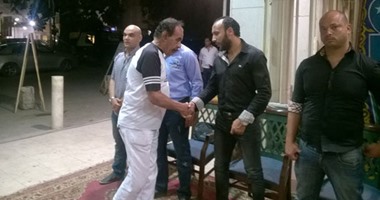 نجوم الرياضة فى عزاء والدة نجمى الزمالك