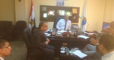 بالصور.. رئيس شركة مياه القناه يلتقى وفدا من هيئة الاستثمار