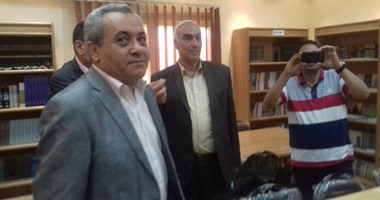 بالصور.. سيد خطاب يتفقد قصر ثقافة الأنفوشى بالإسكندرية استعدادًا لافتتاحه