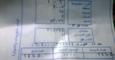 صحافة المواطن.. فاتورة مياه مبالغ بها لشقة خاوية بالمندره فى الإسكندرية