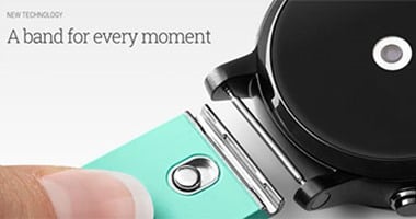 جوجل تطلق سوارات جديدة يمكن تغييرها بسهولة لمستخدمى ساعات Android Wear