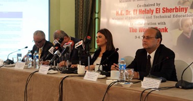 بالصور.. وزيرة التعاون الدولى: الحكومة تركز حاليا على الاستثمار فى التعليم