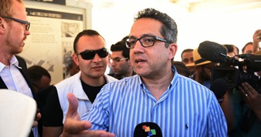 وصول وزير الآثار لافتتاح مسجد الظاهر بيبرس بقليوب