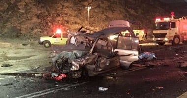 مصرع 8 أشخاص وإصابة 4 آخرين فى حادث مرورى شمال أفغانستان