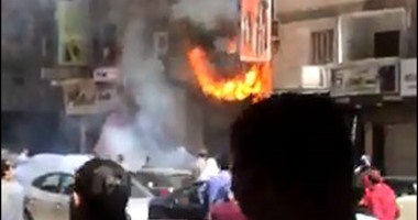 تحريات المباحث تكشف سبب حريق مركز تجارى بالشيخ زايد 