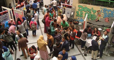 بالصور.. "هندسة المنيا" تعرض مشروعات التخرج فى يوم الإبداع