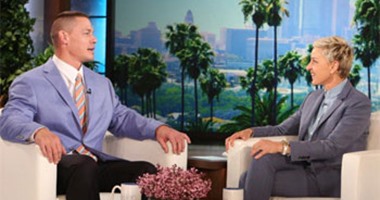 جون سينا ضيف ألين دى جينيريس غدا فى The Ellen DeGeneres Show