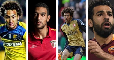 المحترفون x أسبوع.. محمد صلاح ووردة وكوكا "ماكينة أهداف".. سام مرسى يُسجل الظهور الأول مع بارنسلى.. تألق عمر جابر وتريزيجيه.. الدكة تجمع الننى ورمضان صبحي.. طرد على غزال.. وغياب طاهر محمد عن لوهافر