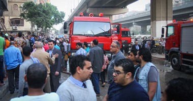 النيابة تباشر التحقيقات فى حادث حريق معرض موبيليا شرق الإسكندرية 