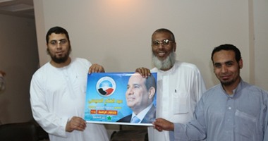 النور بالغربية يكثف من جولاته لدعم المشير السيسى
