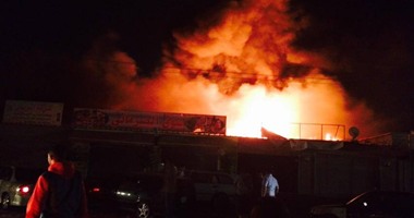 مصرع فتاة فى حريق محل والدها بالإسكندرية