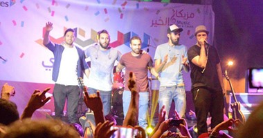 بالصور.. استمتع بالخير على أنغام المزيكا مع شباب "نبنى"