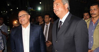 وزير الرياضة وأبو ريدة فى تدريبات المنتخب الثلاثاء