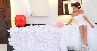 بالصور.. فساتين زفاف صيف 2015 الملائكية بلمسة المصممة هديل على
