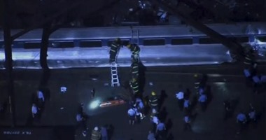 محققون: قطار فيلادلفيا الذى خرج عن القضبان ربما أصابه مقذوف