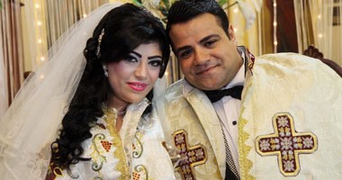 الزميلة كرستين صبرى تحتفل بزفافها على عماد غالى بحضور الأهل والأصدقاء