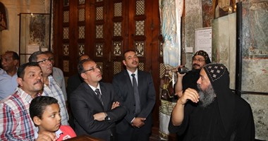 محافظ البحيرة يتفقد الأديرة الأثرية بوادى النطرون