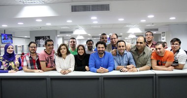 بالصور.. حميد الشاعرى يزور مقر "اليوم السابع"
