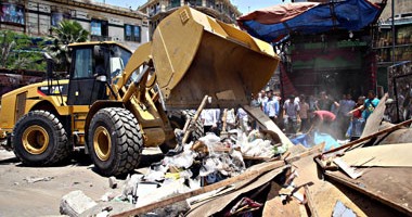 حملة لإزالة التعدى على أراضى الأوقاف شرق الإسكندرية
